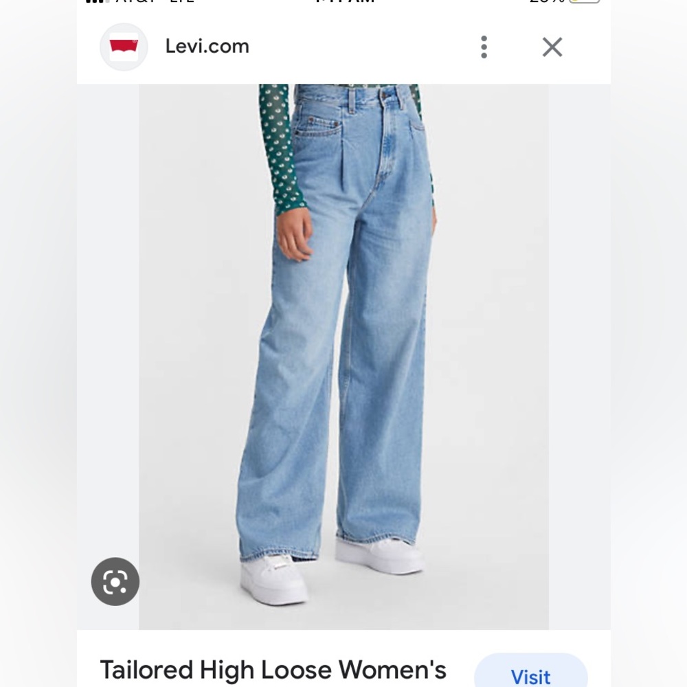 Levi’s Tailored High Loose Jeans NWT